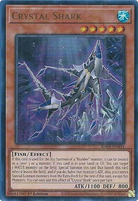 Crystal Shark - RA03-EN031 - Ultra Rare - 1st Edition