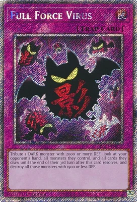 Full Force Virus - RA03-EN267 - Platinum Secret Rare - 1st Edition