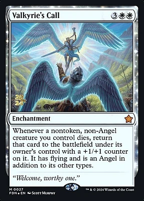 Valkyrie's Call - Foil - Prerelease Promo