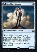 Solemn Simulacrum - Foil - Prerelease Promo