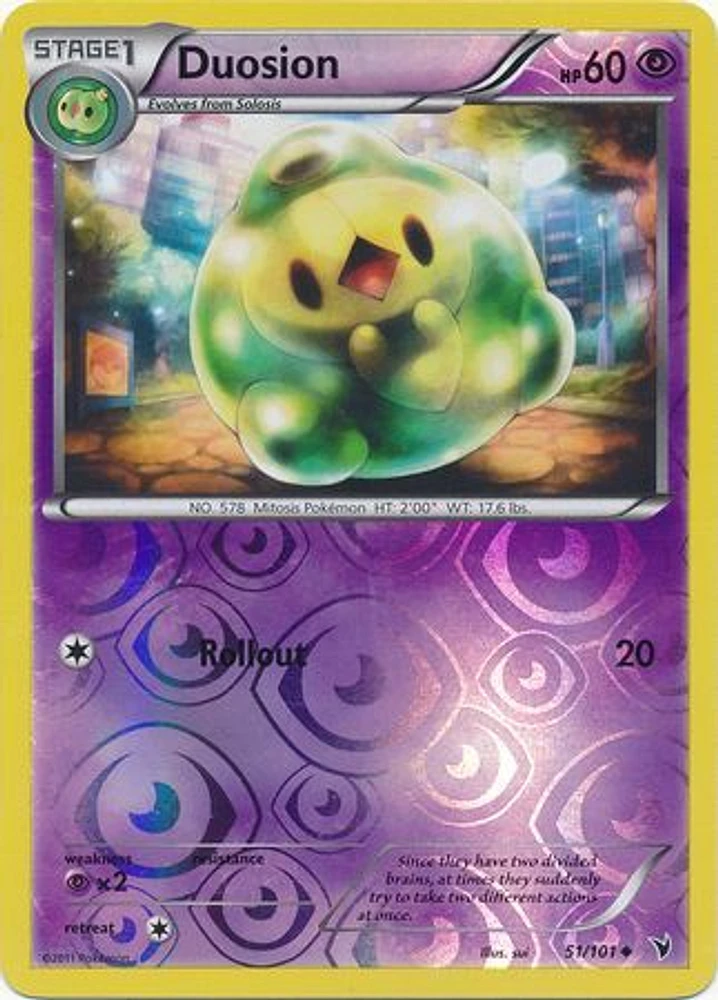 Duosion - 51/101 - Uncommon - Reverse Holo