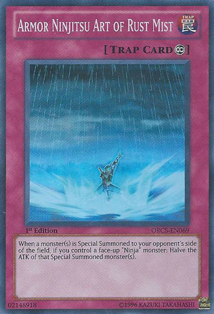 Armor Ninjitsu Art of Rust Mist - ORCS-EN069 - Super Rare - 1st Edition