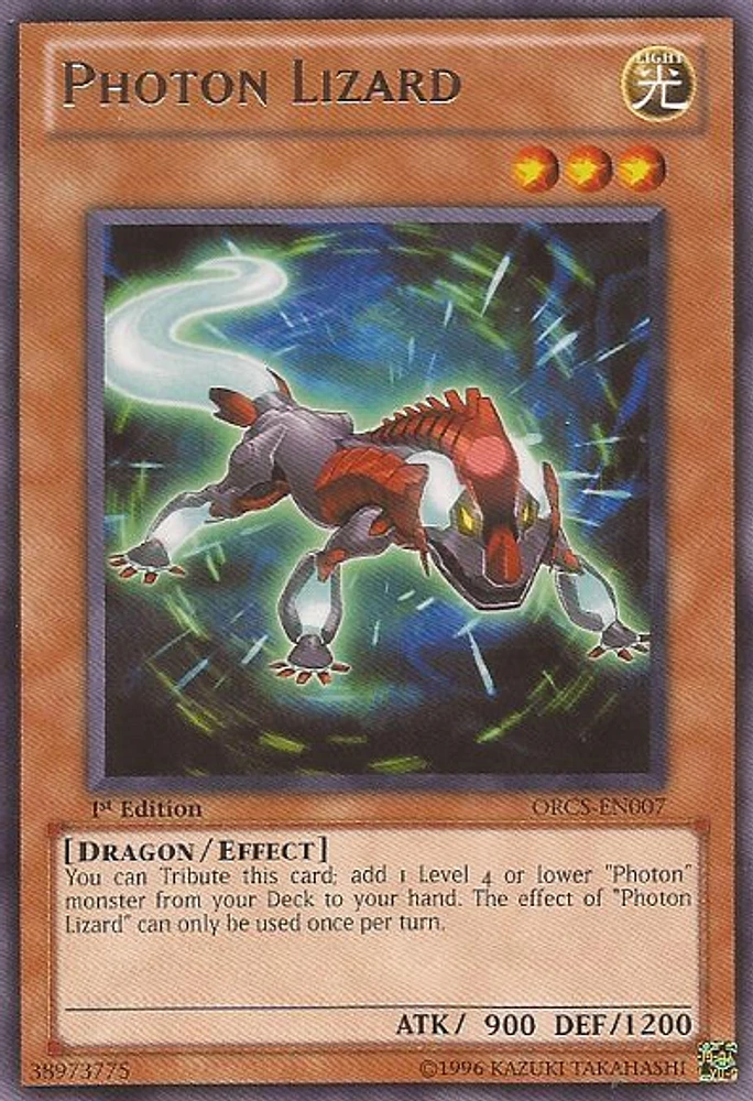Photon Lizard - ORCS-EN007 - Rare - 1st Edition