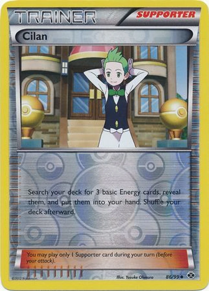 Cilan - 86/99 - Uncommon - Reverse Holo