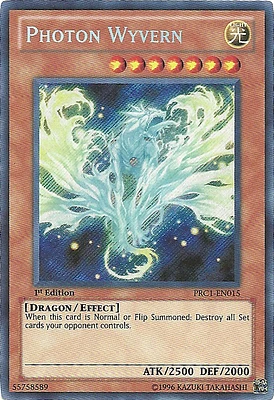 Photon Wyvern - PRC1-EN015 - Secret Rare - 1st Edition