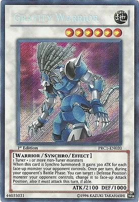 Gravity Warrior - PRC1-EN020 - Secret Rare - 1st Edition