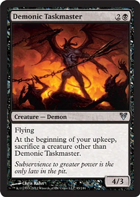 Demonic Taskmaster - Foil