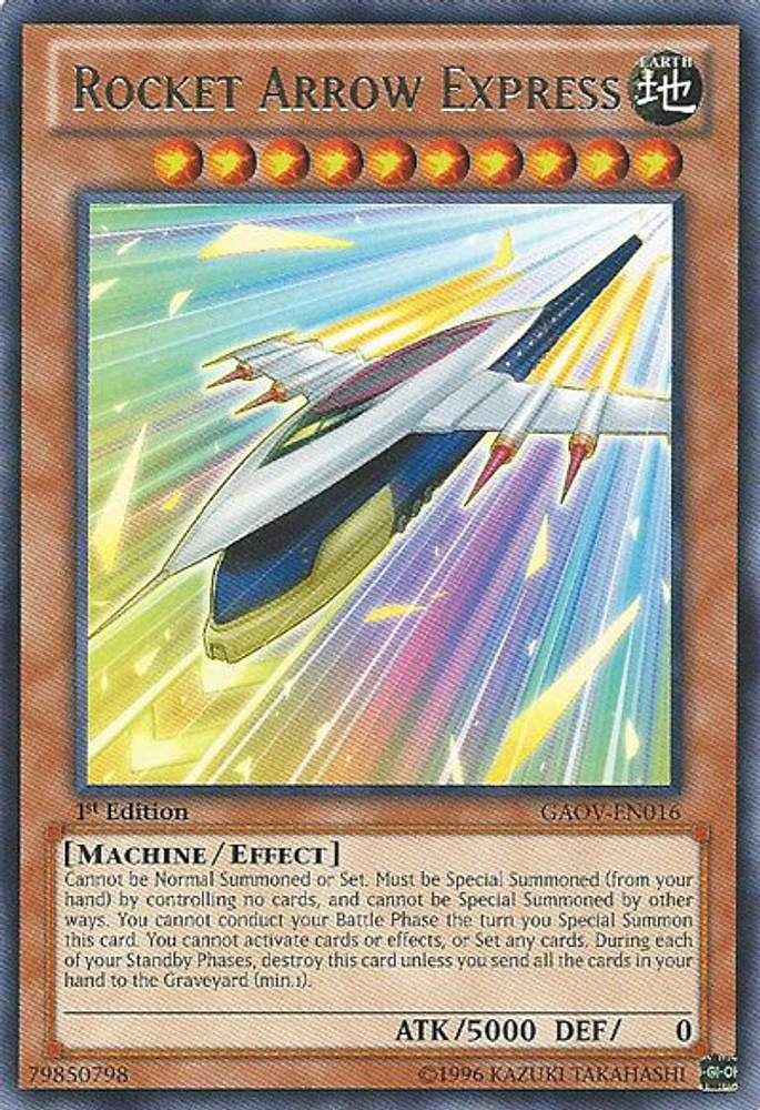 Rocket Arrow Express - GAOV-EN016 - Rare