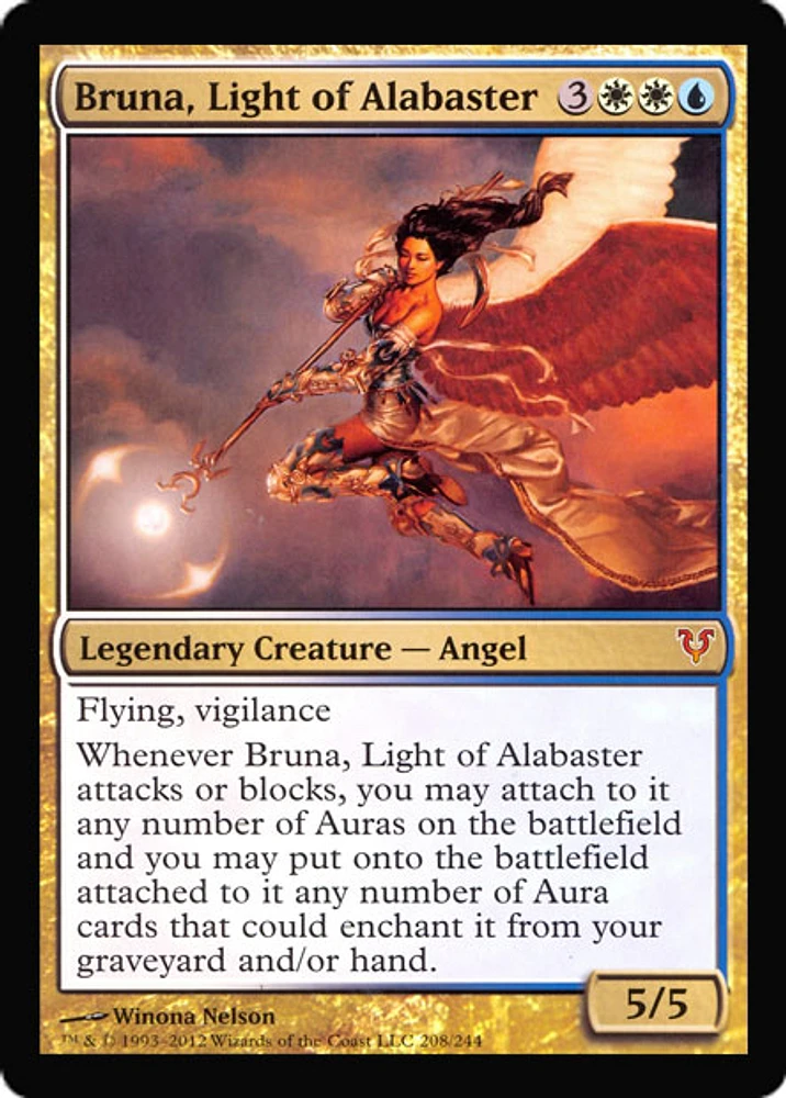 Bruna, Light of Alabaster (Open the Helvault) Oversized Promo