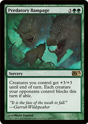 Predatory Rampage - Foil