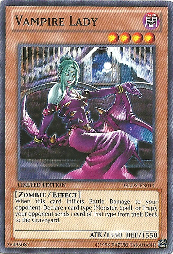 Vampire Lady - GLD5-EN014 - Common - Limited Edition