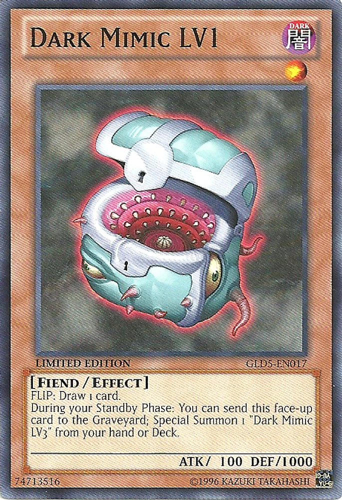 Dark Mimic LV1 - GLD5-EN017 - Common - Limited Edition