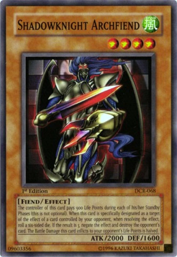 Shadowknight Archfiend - DCR-068 - Common