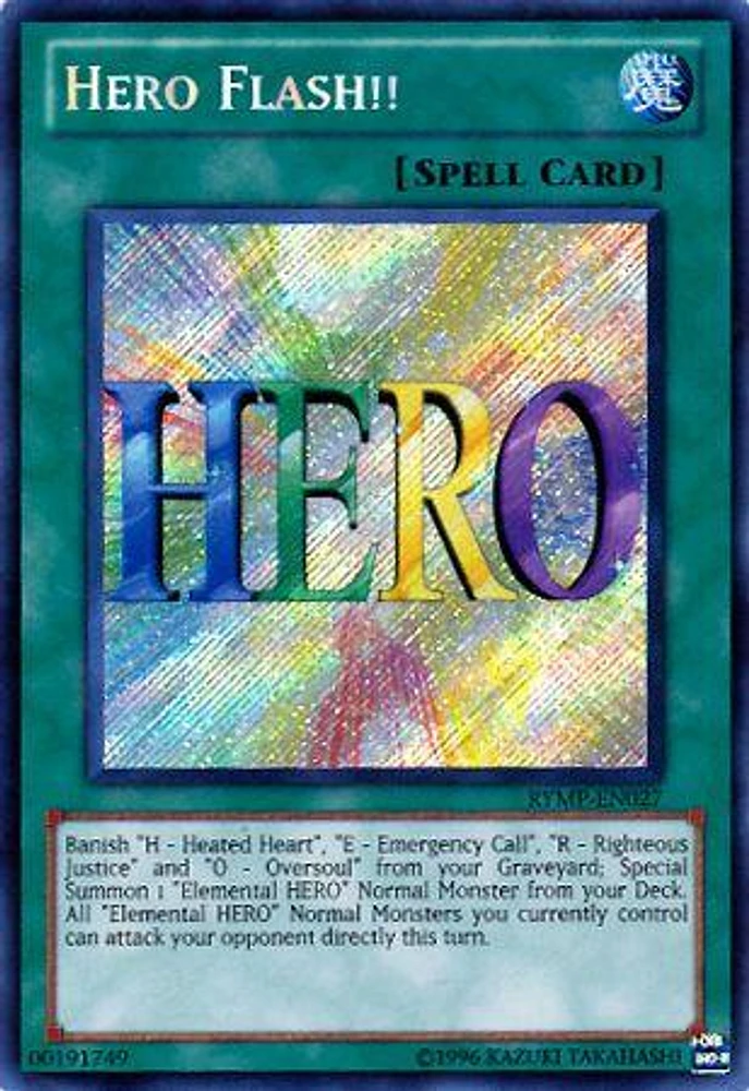 Hero Flash!! - RYMP-EN027 - Secret Rare - Unlimited Edition