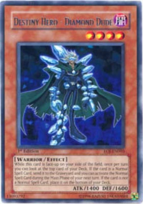 Destiny Hero - Diamond Dude EOJ-EN003 Rare 1st Edition