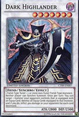 Dark Highlander - CT09-EN007 - Super Rare - Limited Edition