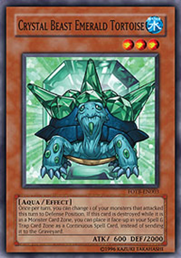 Crystal Beast Emerald Tortoise - FOTB-EN003 - Common