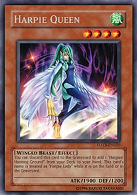 Harpie Queen - FOTB-EN020 - Rare - 1st Edition