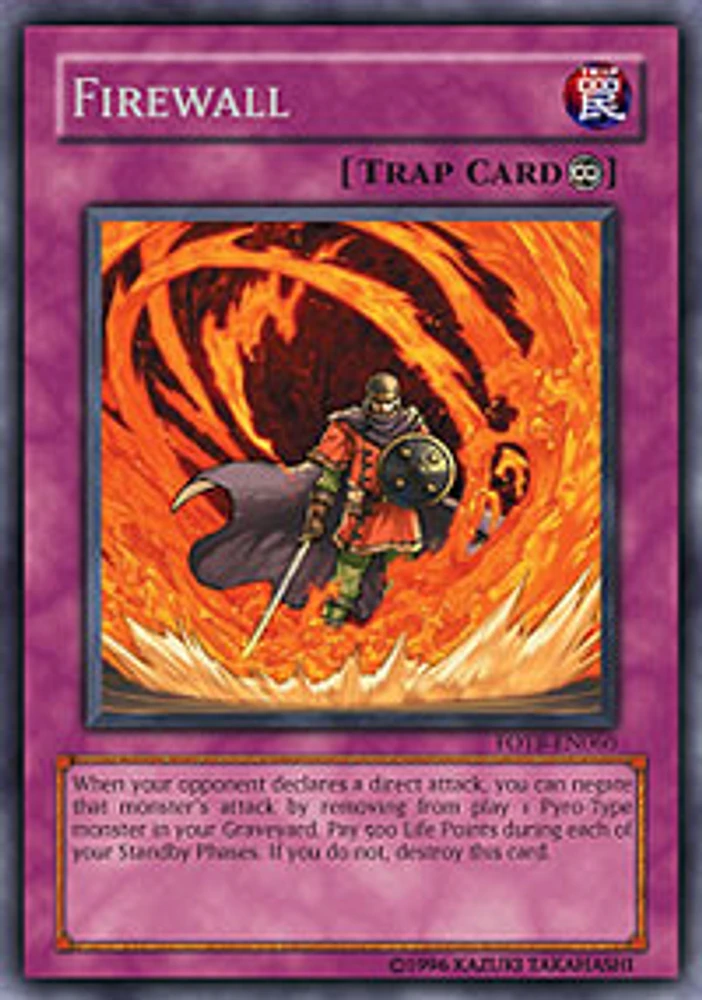 Firewall - FOTB-EN060 - Rare - 1st Edition