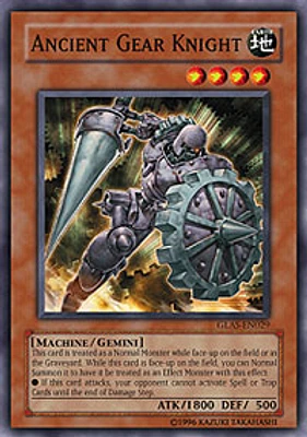 Ancient Gear Knight - GLAS-EN029 - Common - 1st Edition