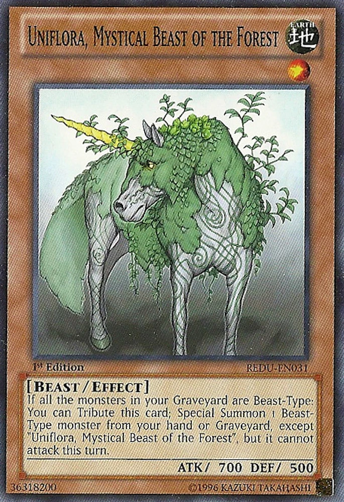 Uniflora, Mystical Beast of the Forest - REDU-EN031 - Common