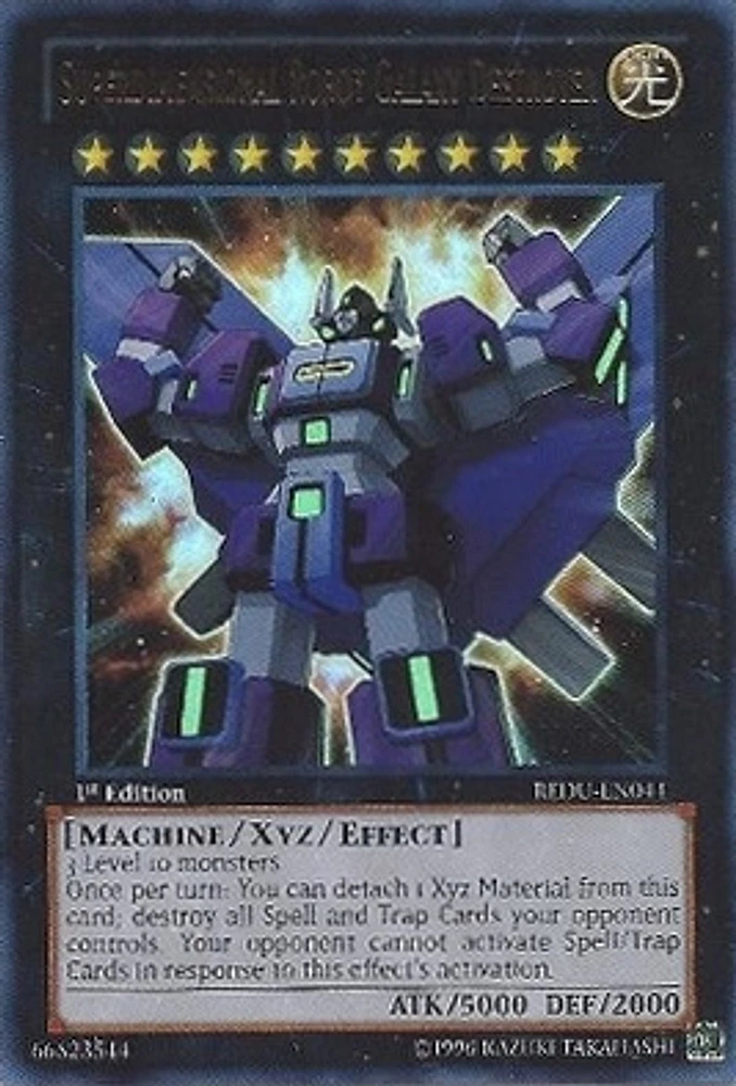 Superdimensional Robot Galaxy Destroyer - REDU-EN044 - Ultra Rare - Unlimited Edition