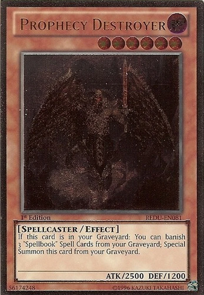 Prophecy Destroyer - REDU-EN081 - Ultimate Rare - Unlimited Edition