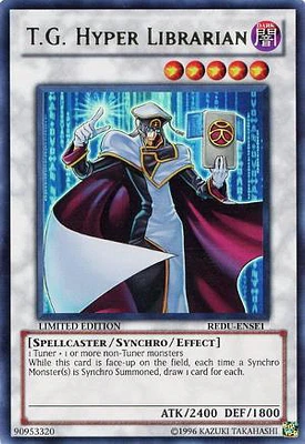 T.G. Hyper Librarian - REDU-ENSE1 - Super Rare - Limited Edition