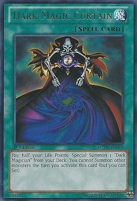 Dark Magic Curtain - LCYW-EN079 - Rare - 1st Edition