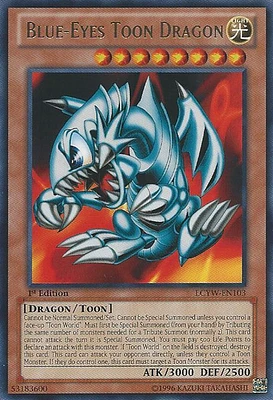 Blue-Eyes Toon Dragon - LCYW-EN103 - Rare - 1st Edition