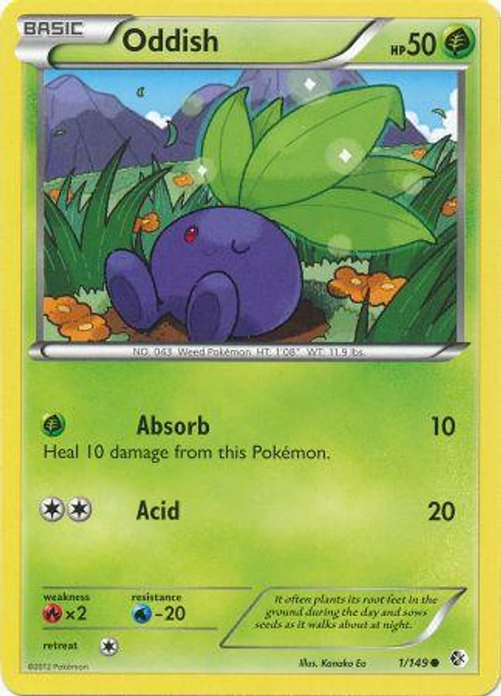 Oddish - 1/149 - Common