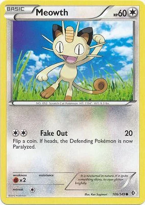 Meowth - 106/149 - Common