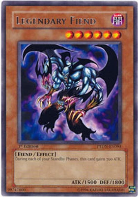 Legendary Fiend - PTDN-EN093 - Rare - 1st Edition