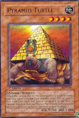 Pyramid Turtle - PGD-026 - Rare - 1st Edition