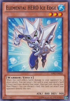 Elemental HERO Ice Edge - AP01-EN018 - Common - Unlimited Edition