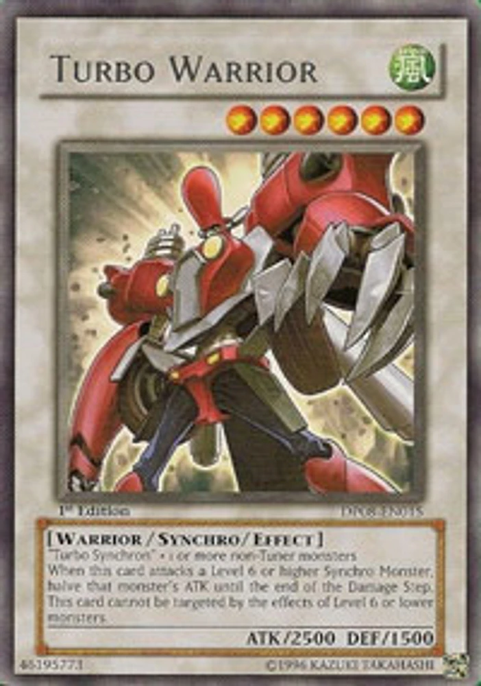 Turbo Warrior - DP08-EN015 - Rare - 1st Edition