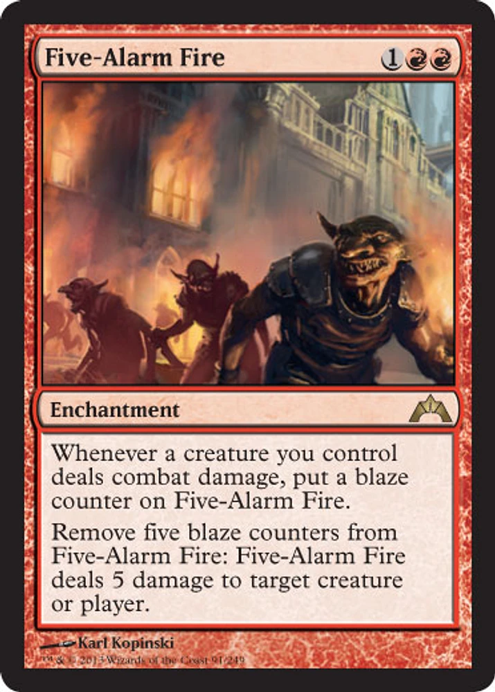 Five-Alarm Fire - Foil