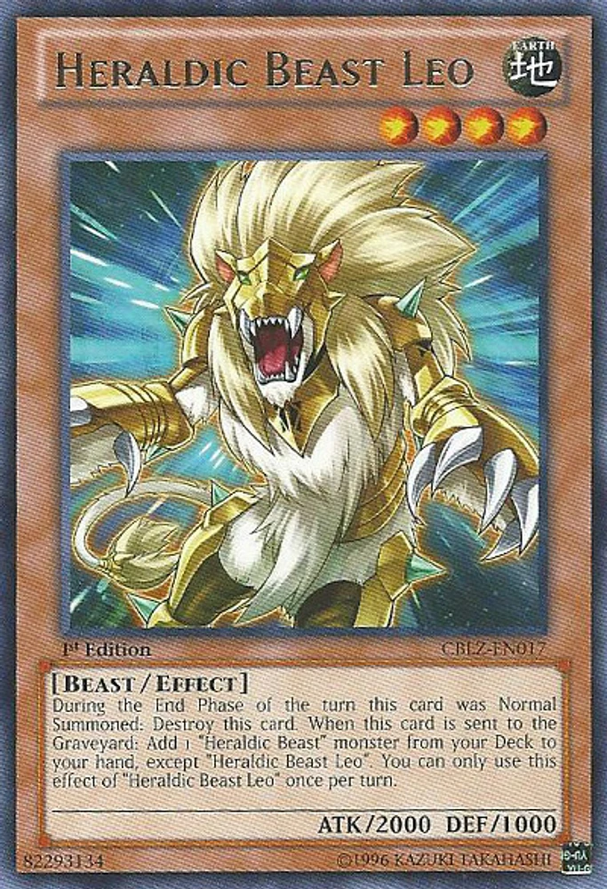 Heraldic Beast Leo - CBLZ-EN017 - Rare