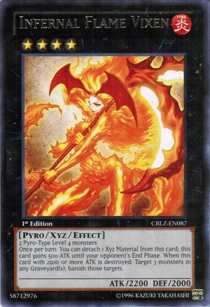 Infernal Flame Vixen - CBLZ-EN087 - Rare