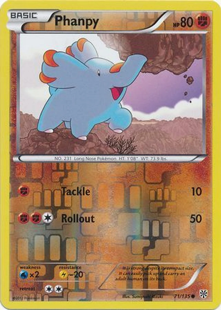 Phanpy - 71/135 - Common - Reverse Holo