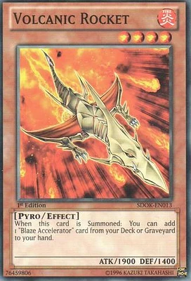 Volcanic Rocket - SDOK-EN013 - Common - 1st Edition