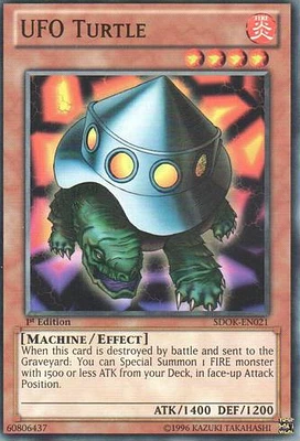 UFO Turtle - SDOK-EN021 - Common - 1st Edition