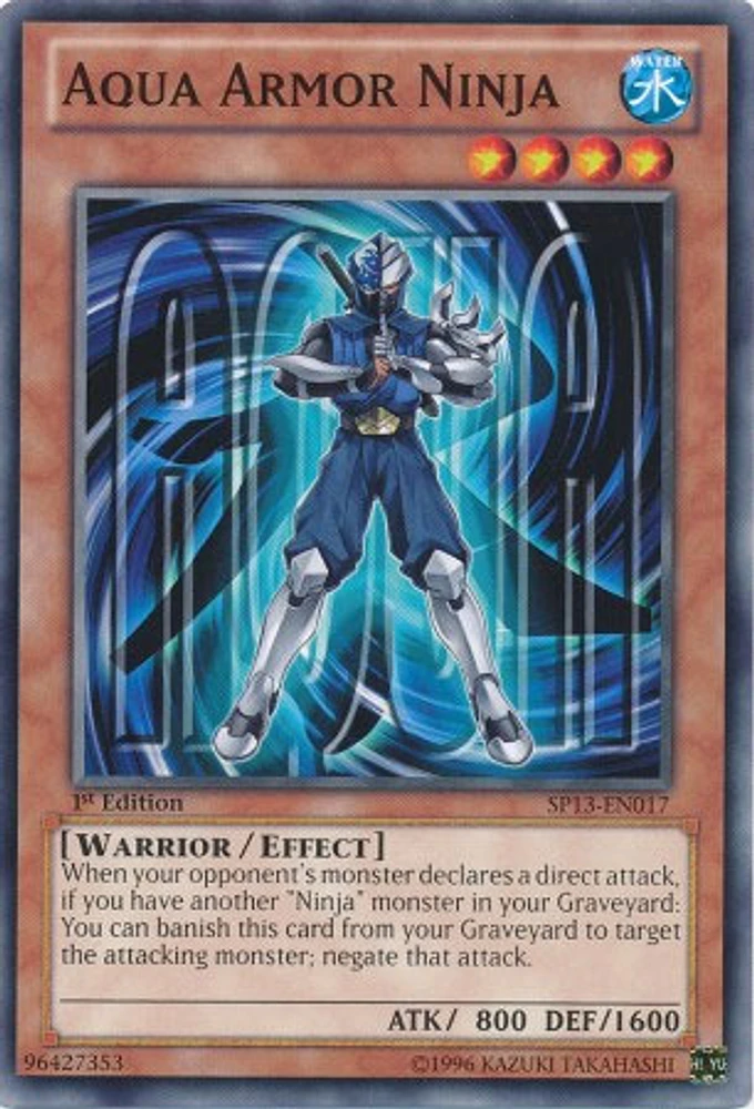Aqua Armor Ninja - SP13-EN017 - Common - Unlimited Edition