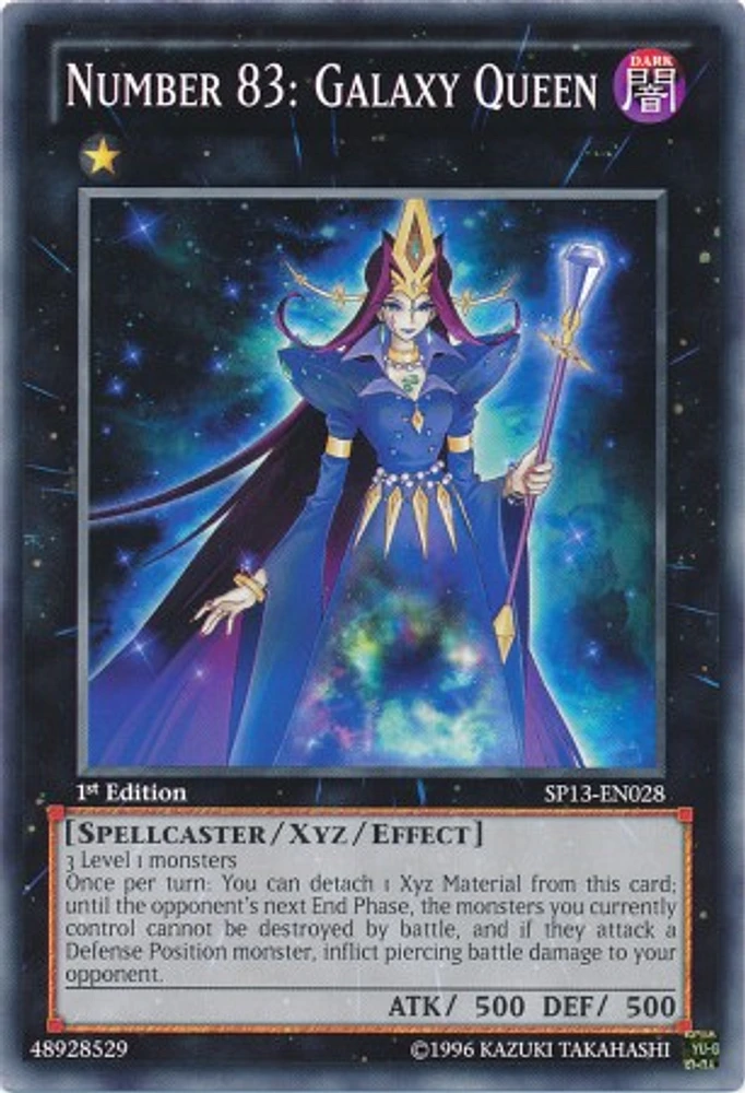 Number 83: Galaxy Queen - SP13-EN028 - Common - 1st Edition