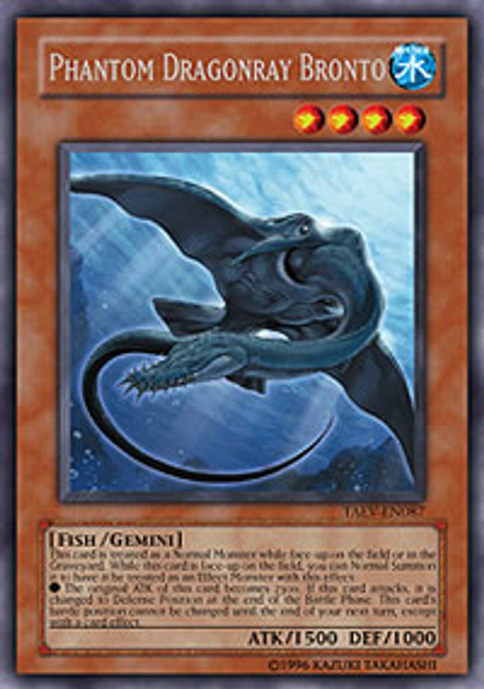 Phantom Dragonray Bronto - TAEV-EN087 - Rare - 1st Edition