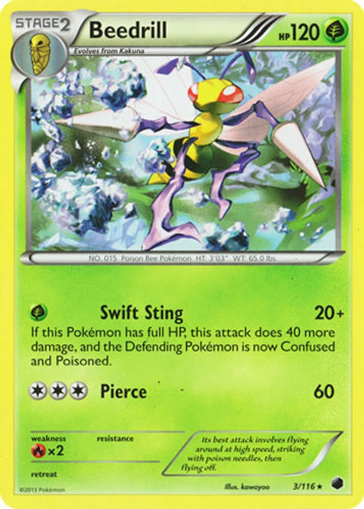 Beedrill - 3/116 - Rare