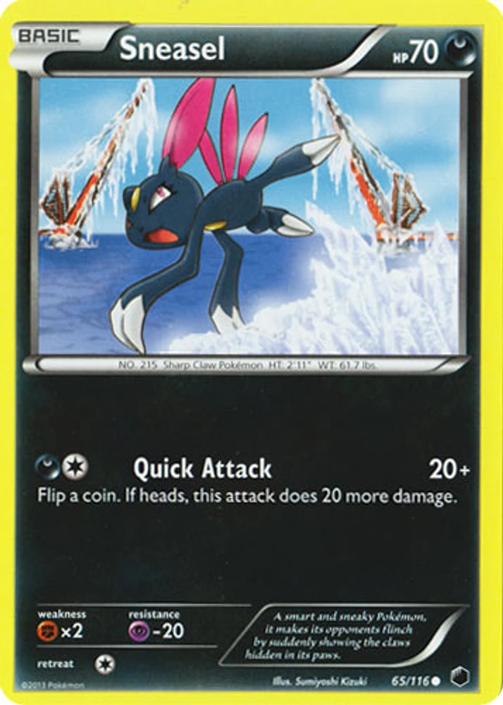 Sneasel - 65/116 - Common