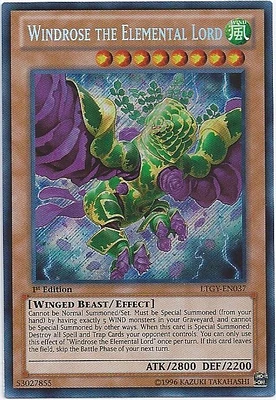 Windrose the Elemental Lord - LTGY-EN037 - Secret Rare - 1st Edition