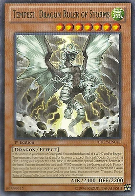 Tempest, Dragon Ruler of Storms - LTGY-EN041 - Rare