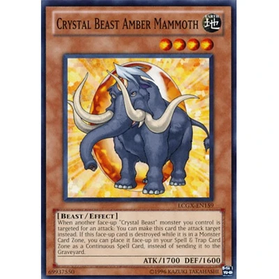 Crystal Beast Amber Mammoth - LCGX-EN159 - Common - Unlimited Edition